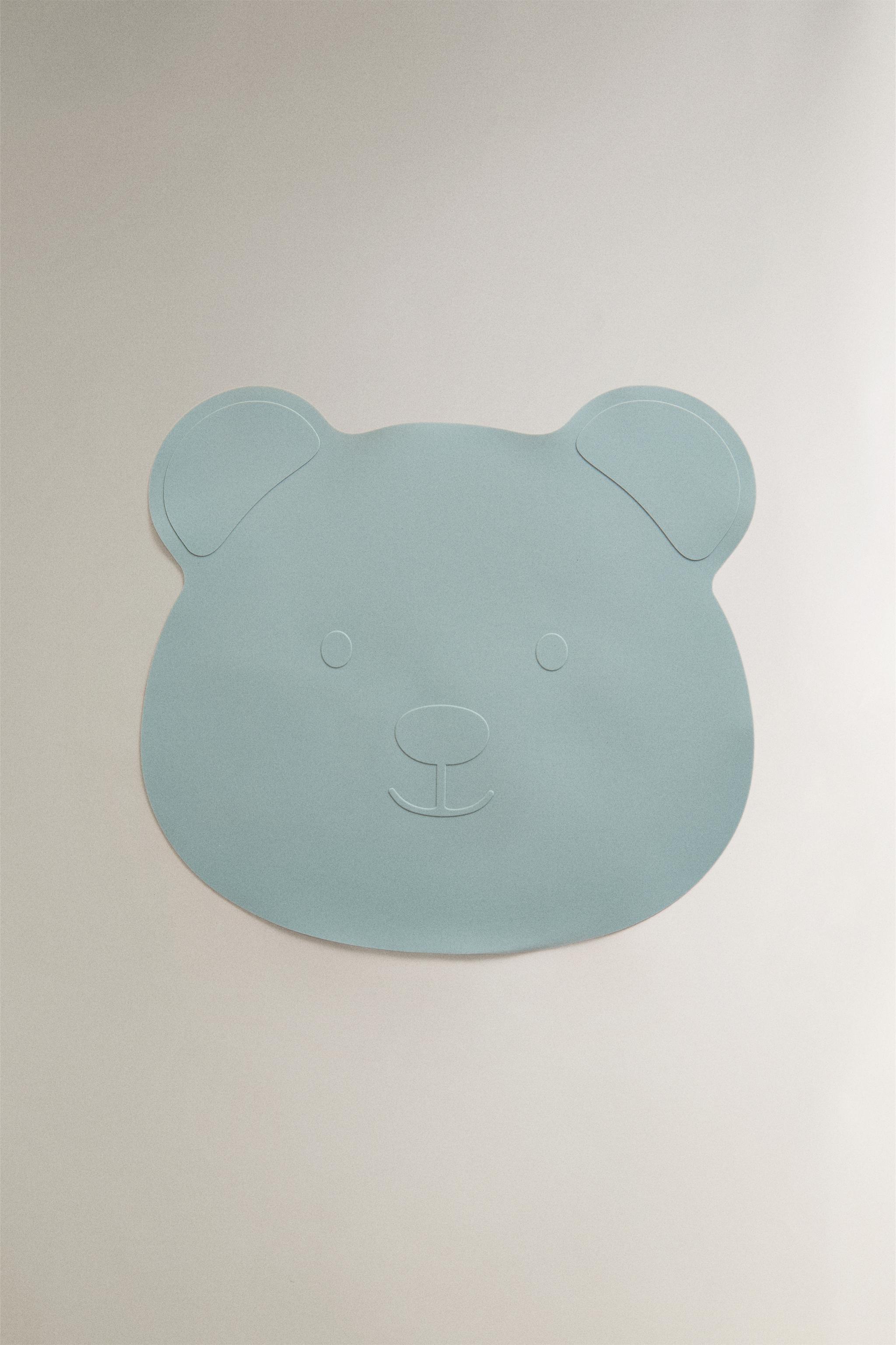 SET DE TABLE ENFANT SILICONE OURS